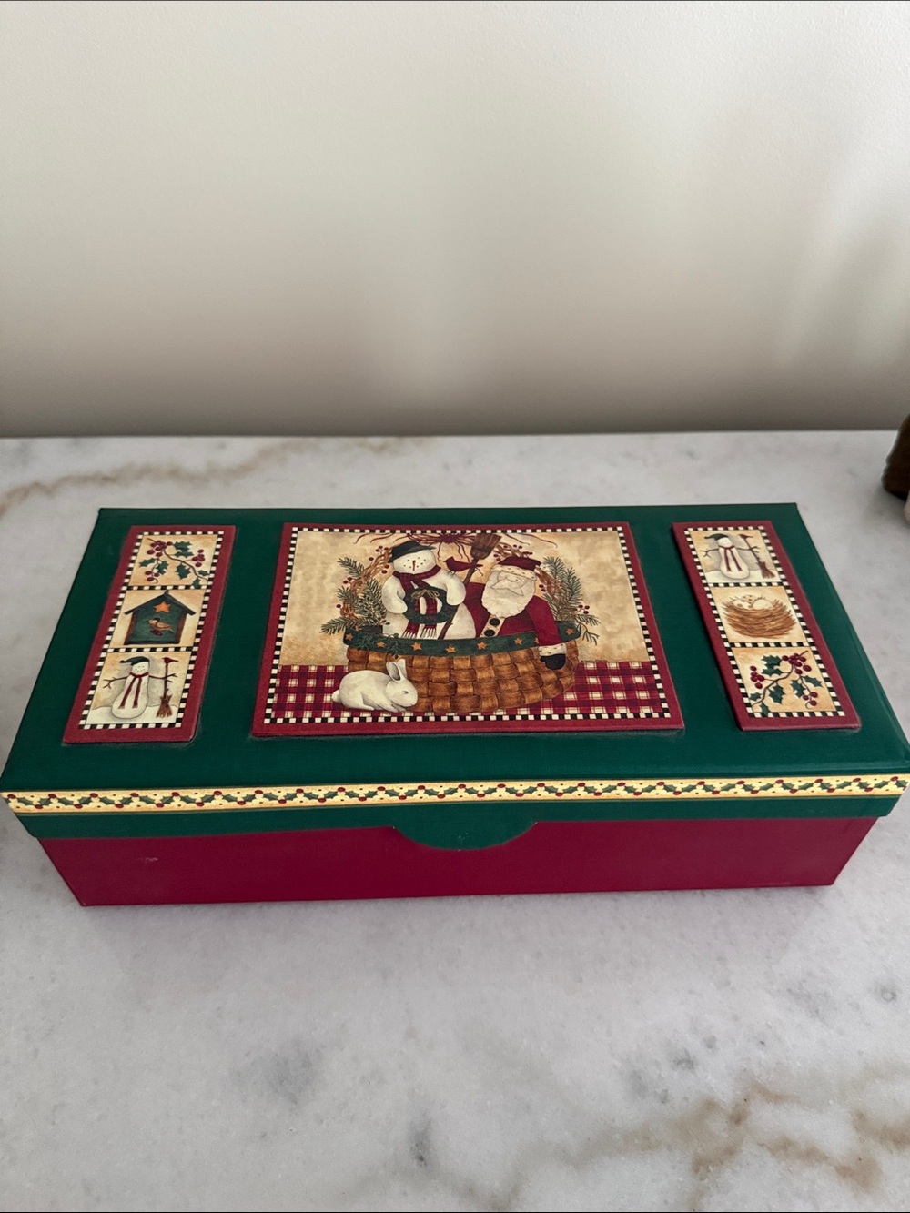 Debbie Mumm Christmas box and blank note cards